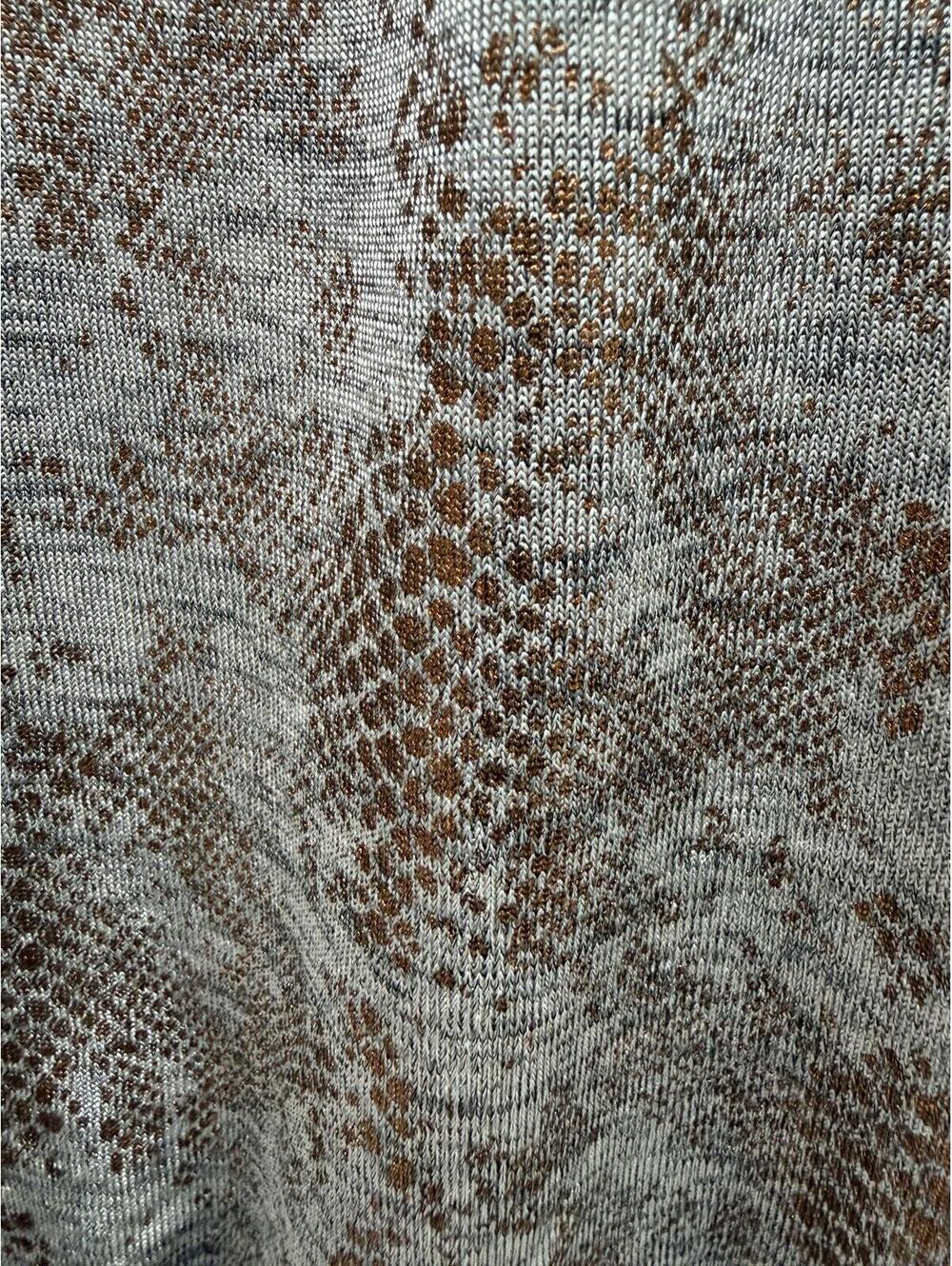 WHBM  Beige Brown Snakeskin Print Halter Tie-Waist Mini Dress Petite - Picture 6 of 7